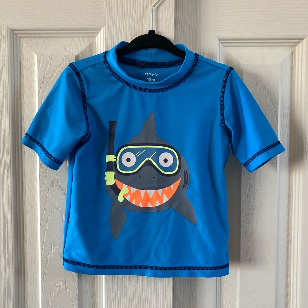 Carter’s Boys Rashguard Shirt With A Shark